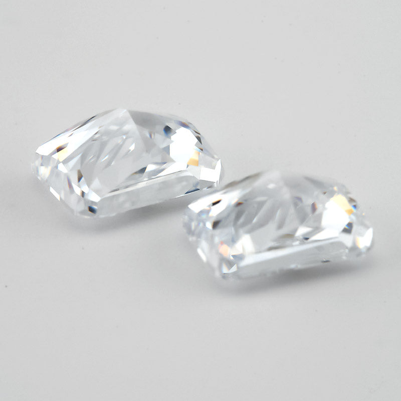 Size 6x8mm~8x10mm 01#White Octangle Radiant Crushed Ice Cut Cubic Zirconia Stone 5A Loose CZ Synthetic Gemstone for Jewelry Making