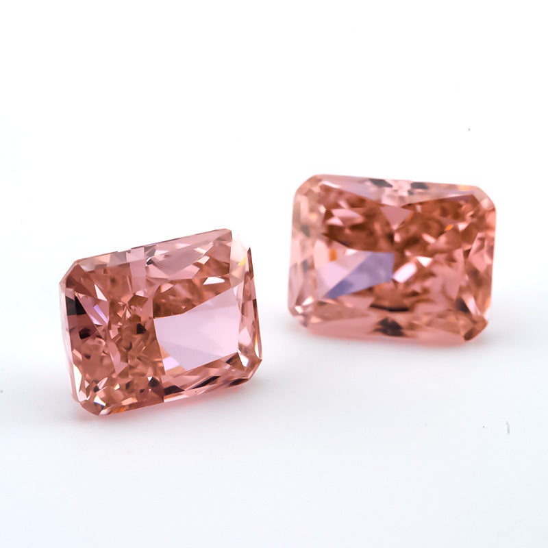 Size 6x8mm~8x10mm 17#Color Octangle Radiant Crushed Ice Cut Cubic Zirconia Stone 5A Loose CZ Synthetic Gemstone for Jewelry Making