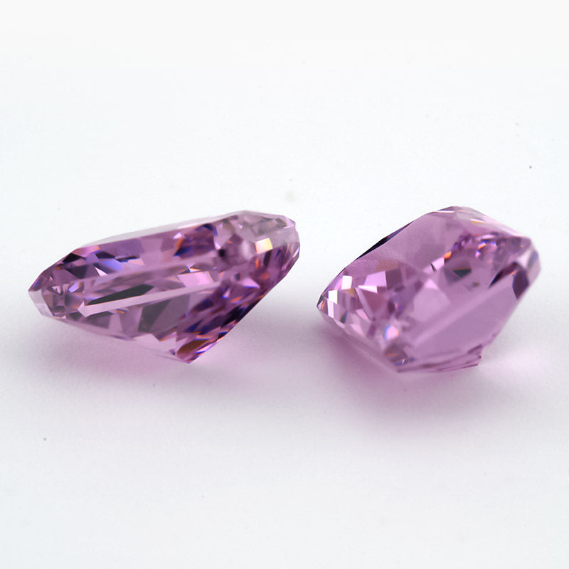 Size 6x8mm~7x9mm 04#Rose Red Octangle Radiant Crushed Ice Cut Cubic Zirconia Stone 5A Loose CZ Synthetic Gemstone for Jewelry Making
