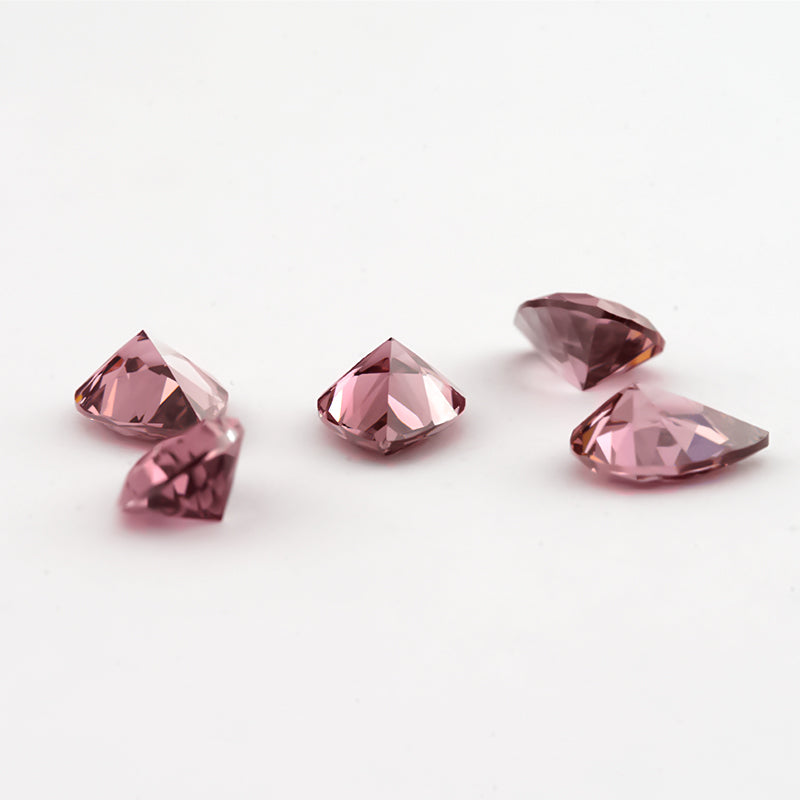 Size 3x5~10x12mm 5A Pear Cut Rhodolite Color CZ Stone Loose Cubic Zirconia Synthetic Gemstone for Jewelry