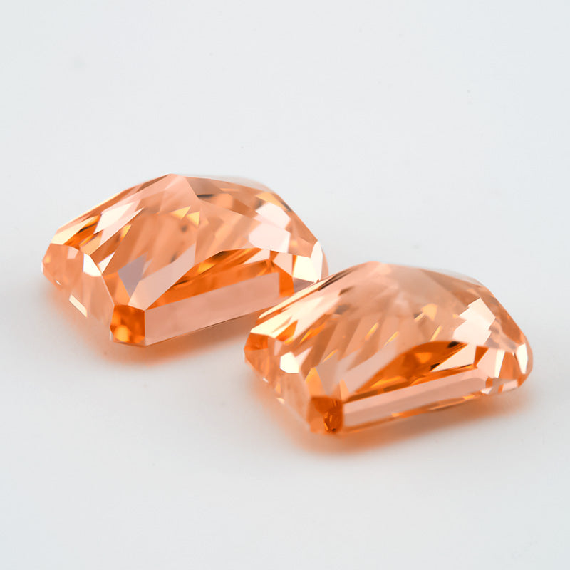 Size 6x8mm~7x9mm 09#Morganite Color Octangle Radiant Crushed Ice Cut Cubic Zirconia Stone 5A Loose CZ Synthetic Gemstone for Jewelry Making