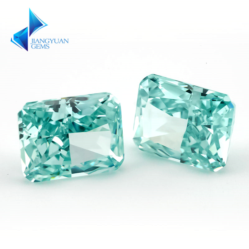 Size 6x8mm~7x9mm 15#Color Octangle Radiant Crushed Ice Cut Cubic Zirconia Stone 5A Loose CZ Synthetic Gemstone for Jewelry Making