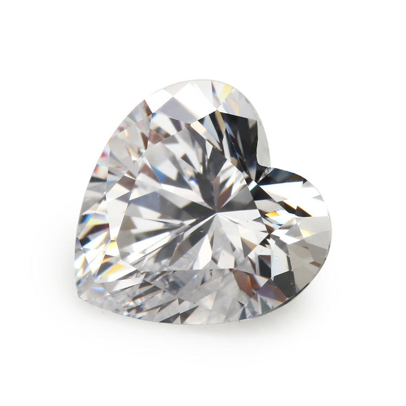 1pc 3x3-10x10mm Heart Cut VVS1 D Color Moissanite Loose Synthetic Gemstone for Jewelry