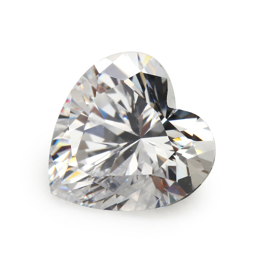 1pc 3x3-10x10mm Heart Cut VVS1 D Color Moissanite Loose Synthetic Gemstone for Jewelry