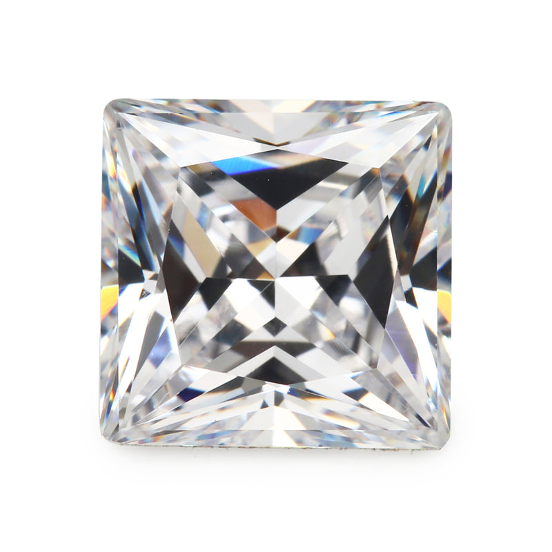 1.5x1.5-10x10mm Square Princess Cut VVS1 D Color Moissanite Loose Synthetic Gemstone for Jewelry