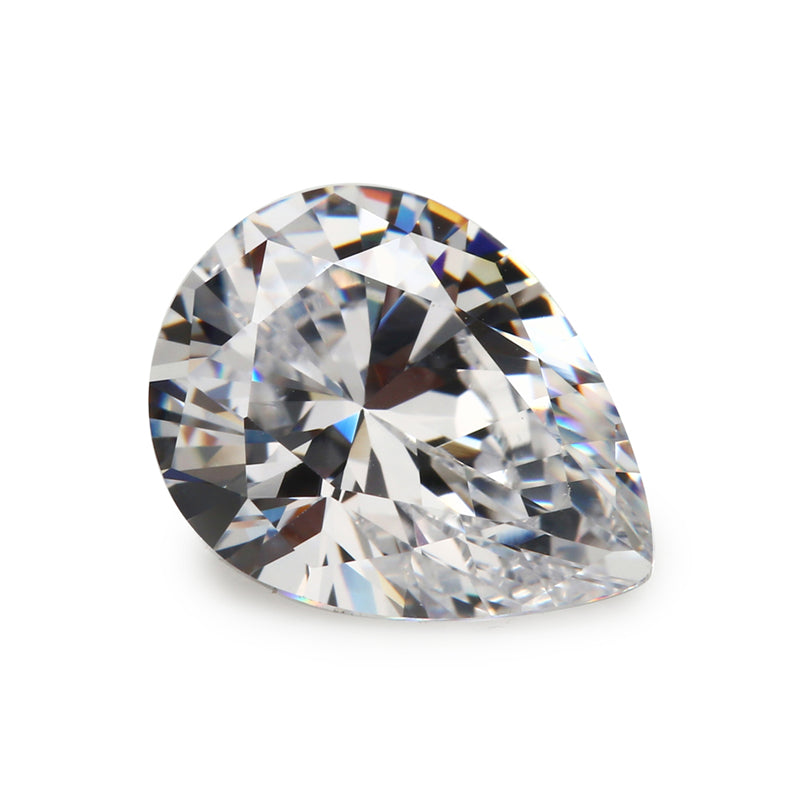 1pc 3x4-8x12mm Pear Cut VVS1 D Color Moissanite Loose Synthetic Gemstone for Jewelry