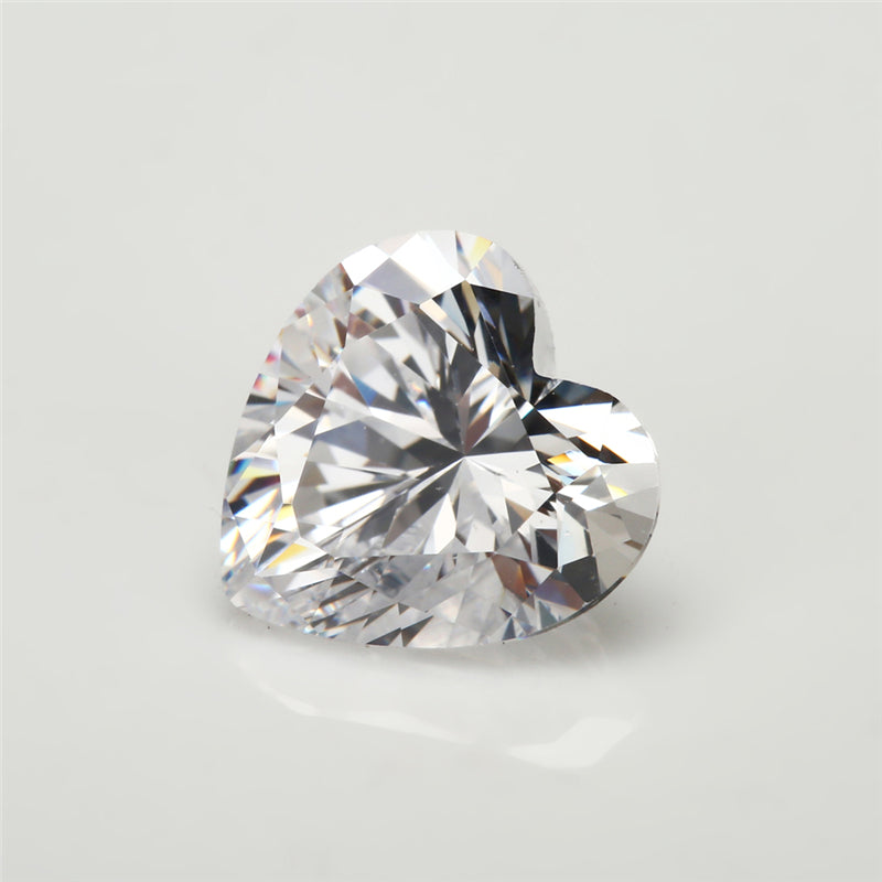 1pc 3x3-10x10mm Heart Cut VVS1 D Color Moissanite Loose Synthetic Gemstone for Jewelry