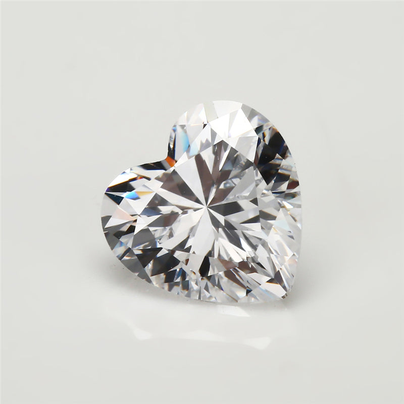1pc 3x3-10x10mm Heart Cut VVS1 D Color Moissanite Loose Synthetic Gemstone for Jewelry