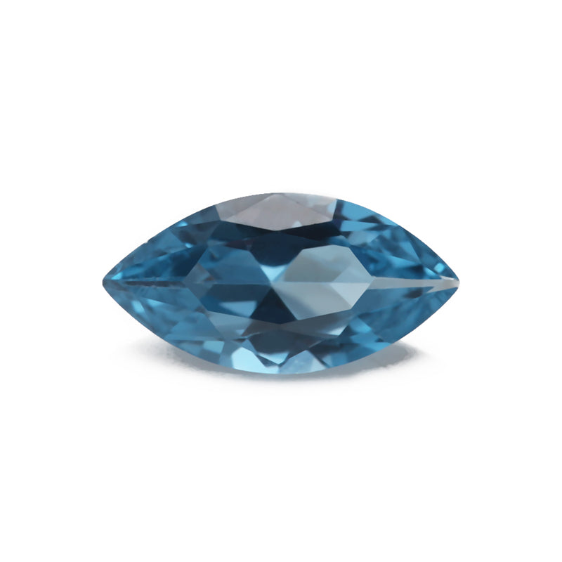 Size 3x6~8x16mm Marquise Cut 120# Color Blue Stone Loose Spinel Synthetic Gemstone for Jewelry