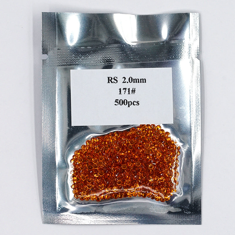 Size 1.0mm~3.0mm Round Cut 171# Color Loose Nano Gems Stone Synthetic Gemstone for Jewelry