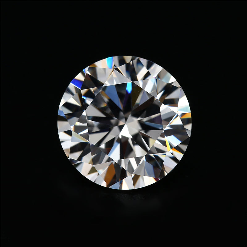 Size 0.8~12mm Round Cut VVS1 D Color Moissanite Loose Stone Synthetic Gemstone for Ring Earring Bracelet Necklace Pendants Jewelry Making