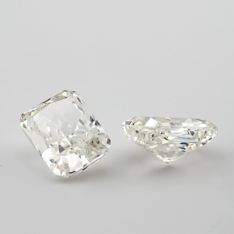 Size 6x8mm~7x9mm 25#Beige Octangle Radiant Crushed Ice Cut Cubic Zirconia Stone 5A Loose CZ Synthetic Gemstone for Jewelry Making