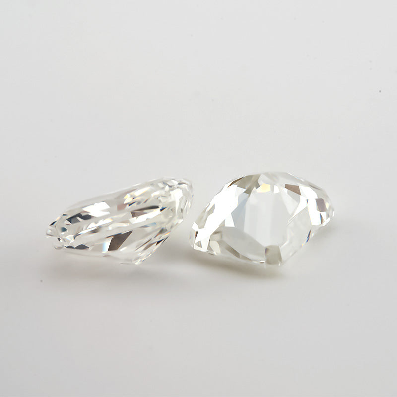 Size 6x8mm~7x9mm 25#Beige Octangle Radiant Crushed Ice Cut Cubic Zirconia Stone 5A Loose CZ Synthetic Gemstone for Jewelry Making