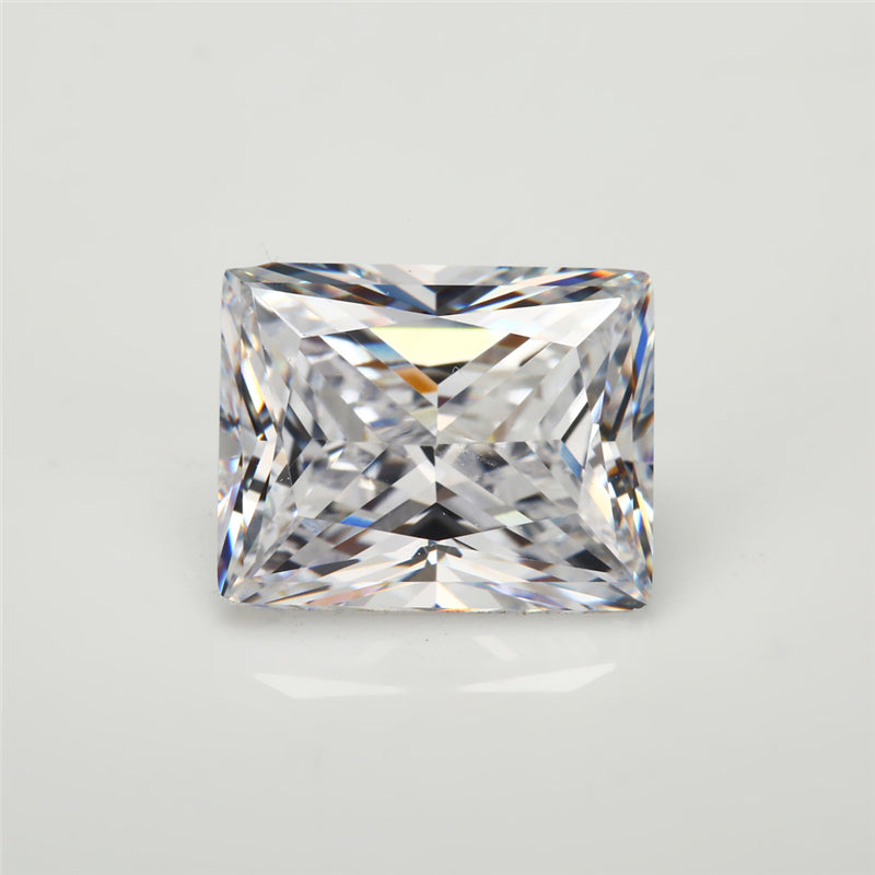 Size 1.5x2-10x14mm 5A Rectangle Cut White CZ Stone Loose Cubic Zirconia Synthetic Gemstone for Jewelry Making