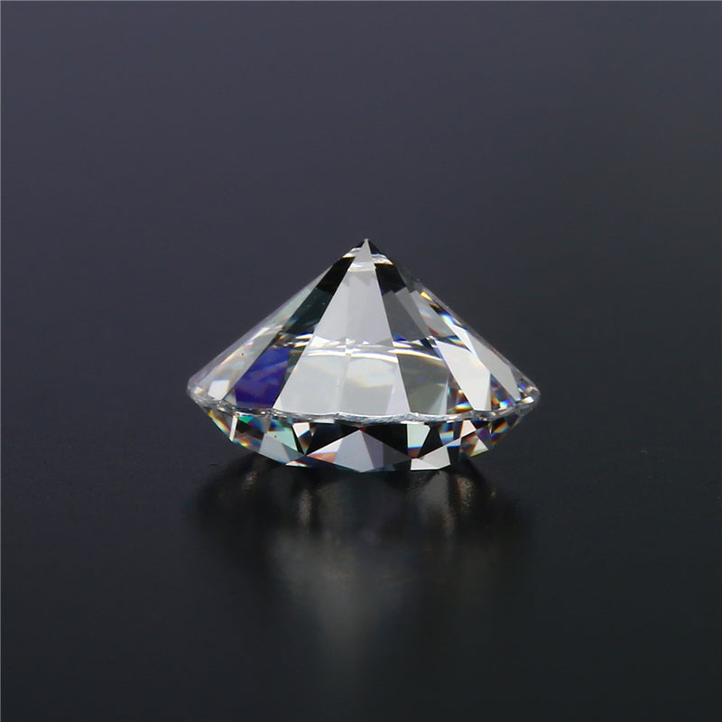 Size 0.8~12mm Round Cut VVS1 D Color Moissanite Loose Stone Synthetic Gemstone for Ring Earring Bracelet Necklace Pendants Jewelry Making