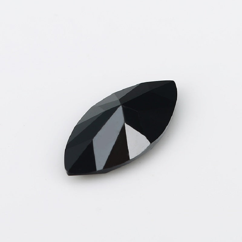 Size 1.5x3-10x20mm 5A Marquise Cut Black CZ Stone Loose Cubic Zirconia Synthetic Gemstone for Jewelry