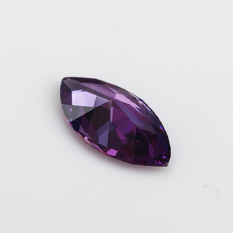 Size 1.5x3~10x20mm 5A Marquise Cut Amethyst Color CZ Stone Loose Cubic Zirconia Synthetic Gemstone for Jewelry