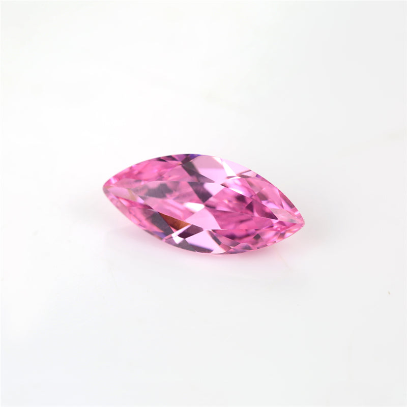 Size 1.5x3~10x20mm 5A Marquise Cut Pink CZ Stone Loose Cubic Zirconia Synthetic Gemstone for Jewelry
