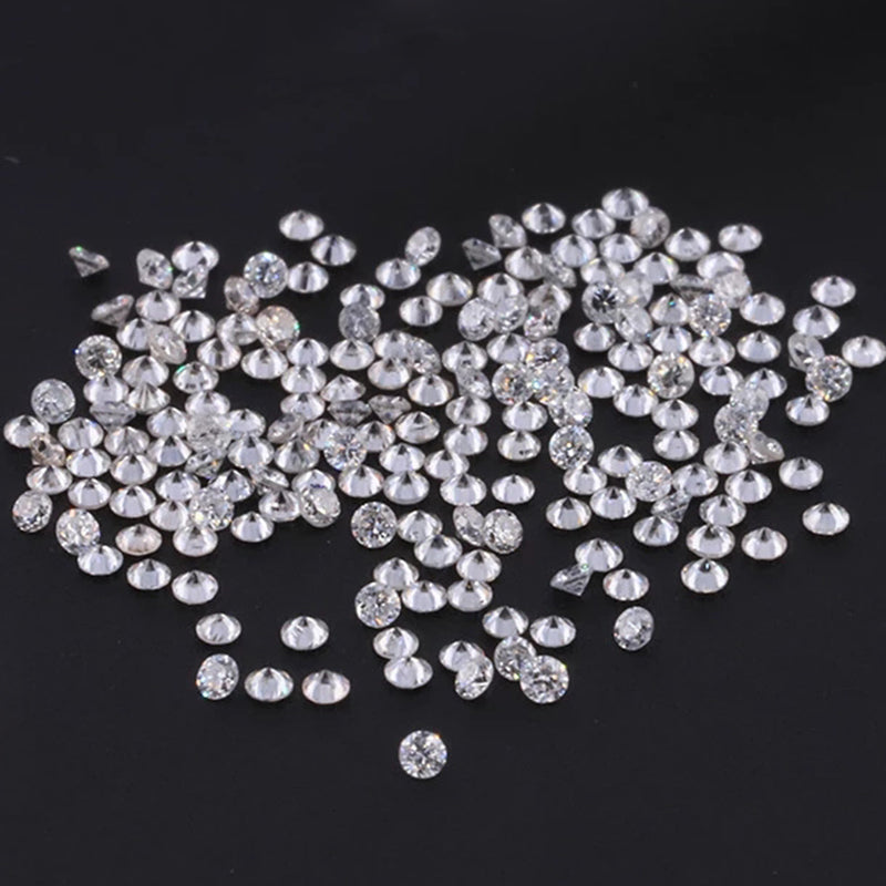 Size 0.8~12mm Round Cut VVS1 D Color Moissanite Loose Stone Synthetic Gemstone for Ring Earring Bracelet Necklace Pendants Jewelry Making