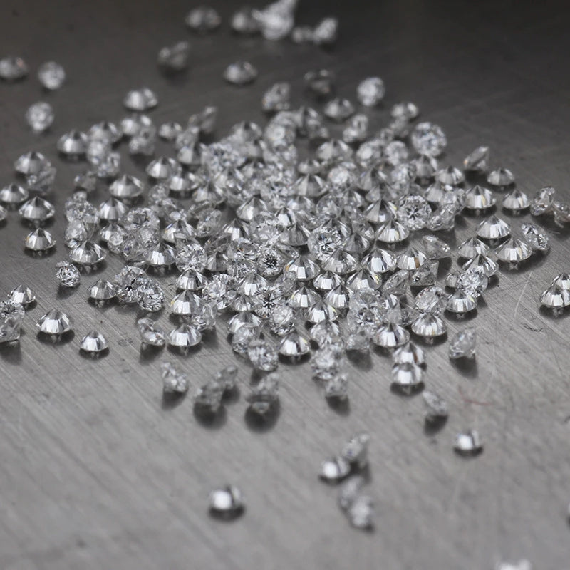 Size 0.8~12mm Round Cut VVS1 D Color Moissanite Loose Stone Synthetic Gemstone for Ring Earring Bracelet Necklace Pendants Jewelry Making