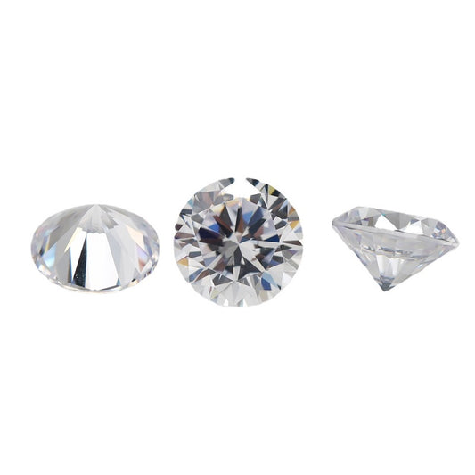 0.8~12mm Round Cut VVS1 D Color Moissanite Loose Synthetic Gemstone for Jewelry DIY