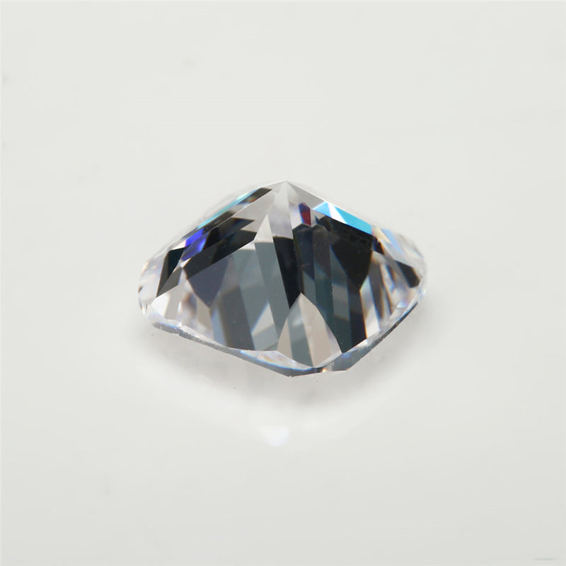50pcs 3x3-12x12mm 5A Cushion Cut White CZ Stone Loose Cubic Zirconia Synthetic Gemstone for Jewelry