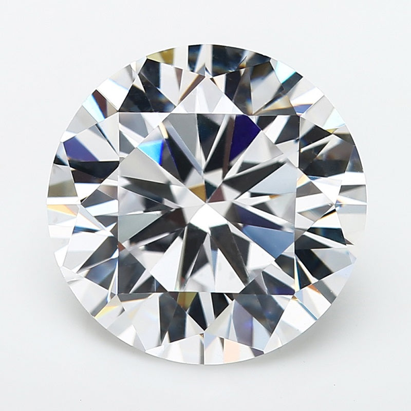 Size 3.25-25mm 5A Round Cut White CZ Stone Loose Cubic Zirconia Synthetic Gemstone for Jewelry