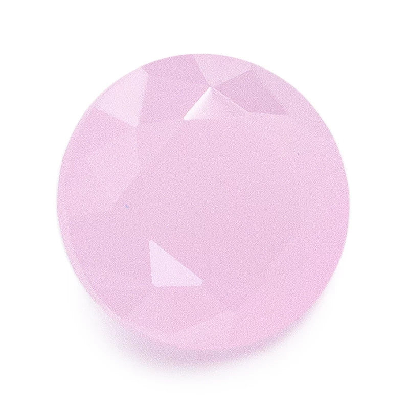 Size 4.0~10.0mm Round Cut AQ19 Pink Glass Stone Loose Synthetic Gemstone for Jewelry