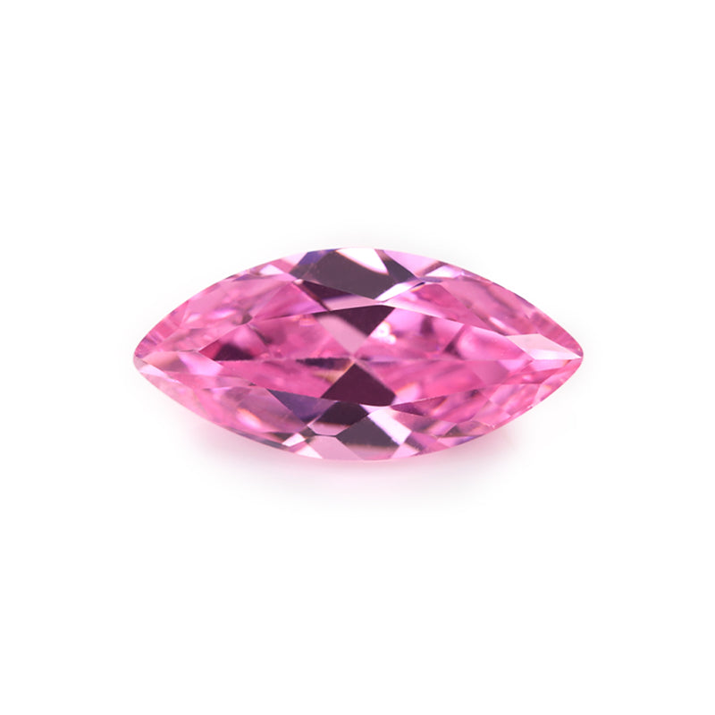 Size 1.5x3~10x20mm 5A Marquise Cut Pink CZ Stone Loose Cubic Zirconia Synthetic Gemstone for Jewelry