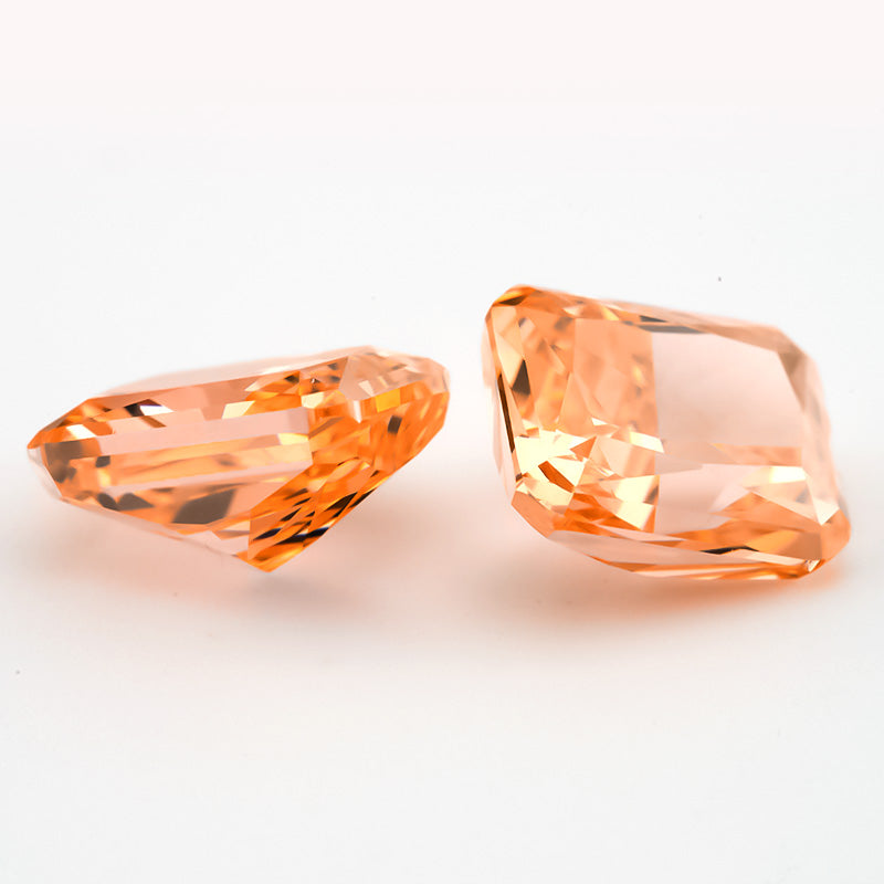 Size 6x8mm~7x9mm 09#Morganite Color Octangle Radiant Crushed Ice Cut Cubic Zirconia Stone 5A Loose CZ Synthetic Gemstone for Jewelry Making