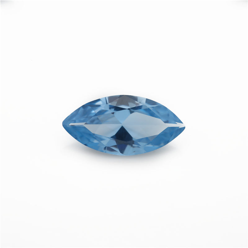 Size 3x6~8x16mm Marquise Cut 106# Color Blue Stone Loose Spinel Synthetic Gemstone for Jewelry