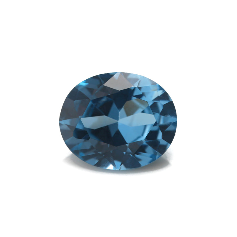 Size 3x5~10x12mm Oval Cut 106# Color Blue Stone Loose Spinel Synthetic Gemstone for Jewelry