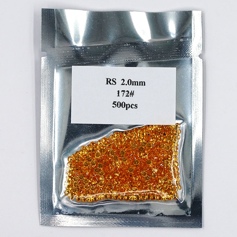 Size 1.0mm~3.0mm Round Cut 172# Color Loose Nano Gems Stone Synthetic Gemstone for Jewelry