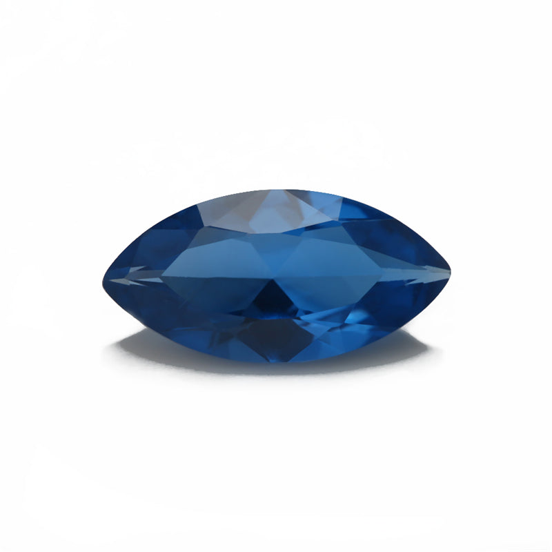 Size 3x6~8x16mm Marquise Cut 109# Color Blue Stone Loose Spinel Synthetic Gemstone for Jewelry