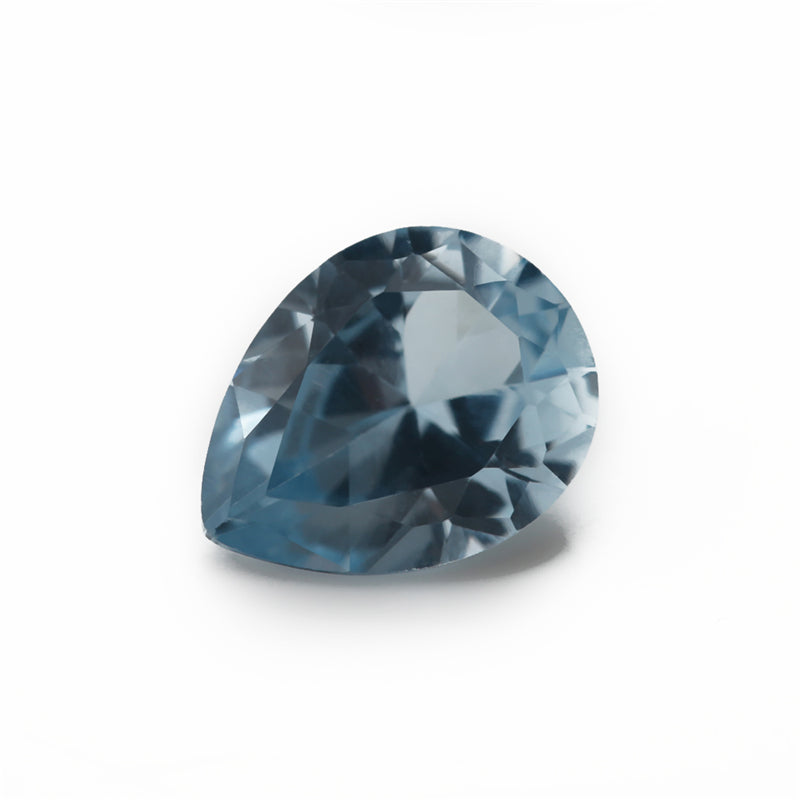 Size 3x5~10x12mm Pear Cut 106# Color Blue Stone Loose Spinel Synthetic Gemstone for Jewelry