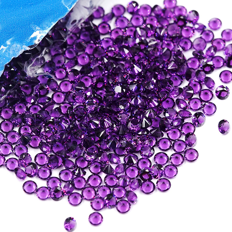 Size 1.0mm~3.0mm Round Cut 167# Color Loose Nano Gems Stone Synthetic Gemstone for Jewelry