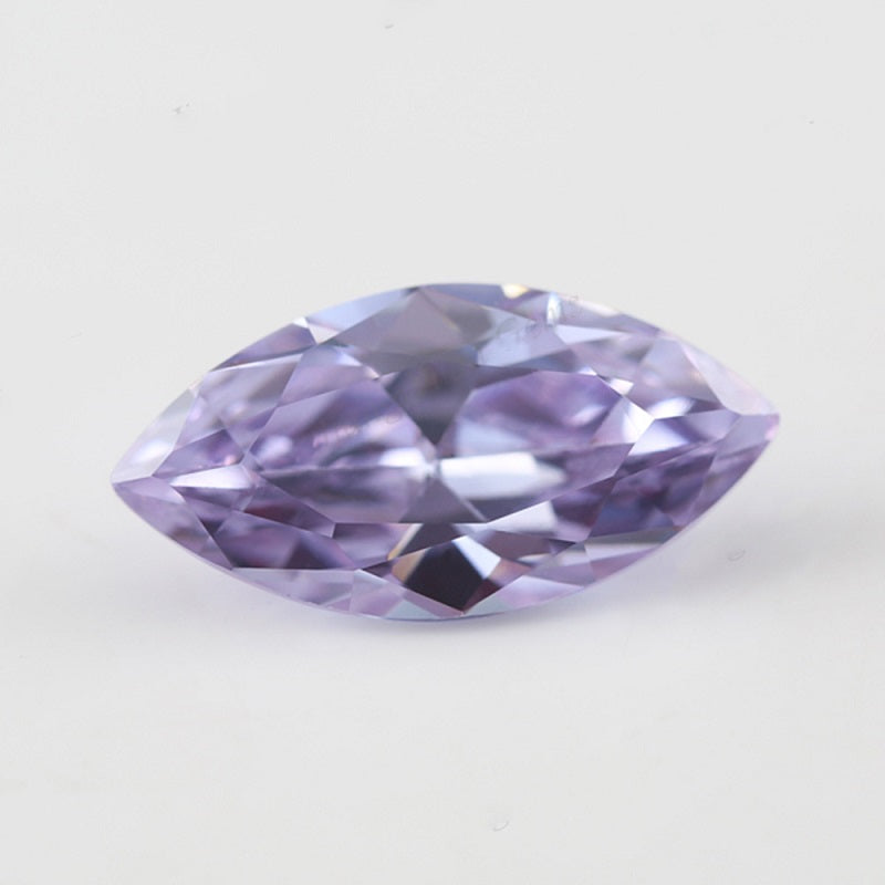 Size 1.5x3~10x20mm 5A Marquise Cut Lavender Color CZ Stone Loose Cubic Zirconia Synthetic Gemstone for Jewelry