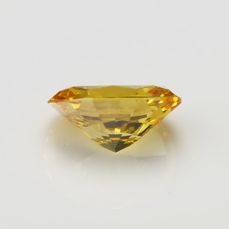 Size 2x3~13x18mm 5A Oval Cut Golden Yellow CZ Stone Loose Cubic Zirconia Synthetic Gemstone for Jewelry