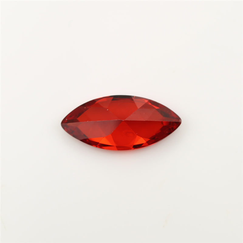 Size 1.5x3~10x20mm 5A Marquise Cut Orange CZ Stone Loose Cubic Zirconia Synthetic Gemstone for Jewelry