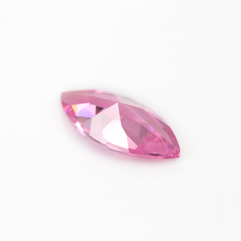 Size 1.5x3~10x20mm 5A Marquise Cut Pink CZ Stone Loose Cubic Zirconia Synthetic Gemstone for Jewelry