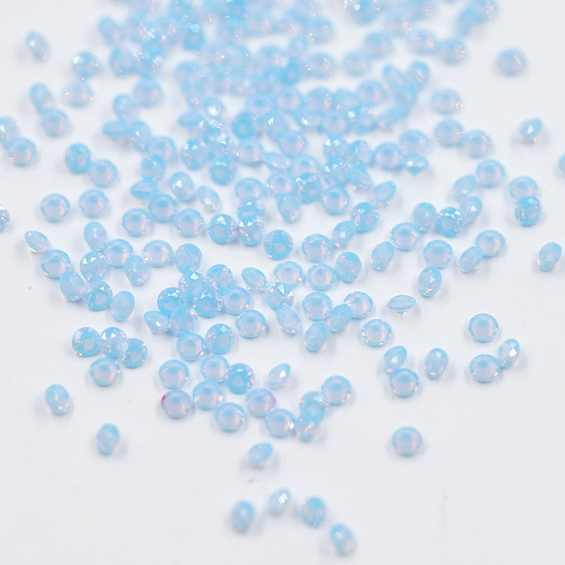 Size 1.0mm~3.0mm Round Cut 243# Color Loose Nano Gems Stone Synthetic Gemstone for Jewelry