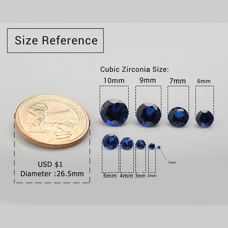 Size 3x5~10x12mm Oval Cut 120# Color Blue Stone Loose Spinel Synthetic Gemstone for Jewelry