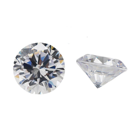 Size 0.8~12mm Round Cut VVS1 D Color Moissanite Loose Stone Synthetic Gemstone for Ring Earring Bracelet Necklace Pendants Jewelry Making
