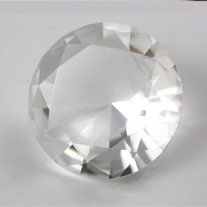 Size 4.0~10.0mm Round Cut White Glass Stone Loose Synthetic Gemstone for Jewelry